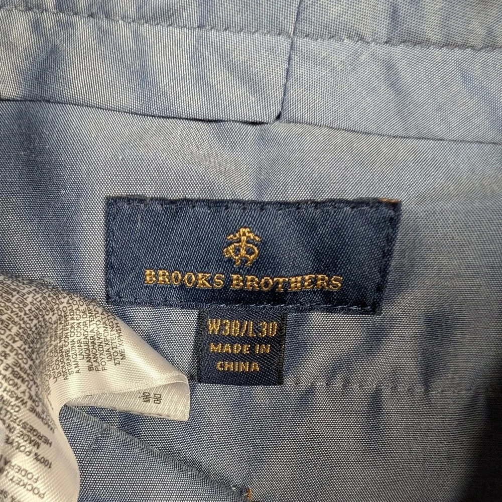 Brooks Brothers Pants Mens 38x30 Beige Straight Stretch‎ Performance Chino Golf